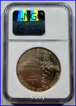 1996 D MS69 Olympics Rowing Commemorative Silver Dollar NGC 1996 D MS69 Olympics Rowing Commemorative Silver Dollar NGC