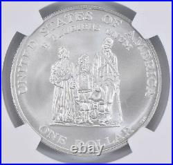 1998 S Black Patriots Commemorative Silver Dollar NGC MS70