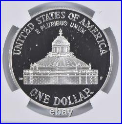 2000 P Library of Congress Commemorative Proof Silver Dollar NGC PF70