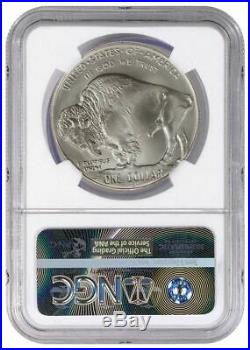 2001-D Silver American Buffalo Commemorative Dollar -NGC MS-69 Mint State 69