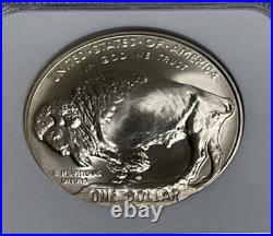 2001-D US S$1 Buffalo Commemorative Silver Dollar NGC MS69