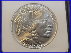 2001 D Uncirculated Silver Buffalo Commemorative Dollar Ngc Ms69
