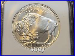 2001 D Uncirculated Silver Buffalo Commemorative Dollar Ngc Ms69
