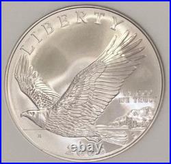 2008 P BALD EAGLE $1 Commemorative Silver Dollar NGC MS70