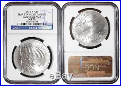 2012-P $1 Star-Spangled Banner Silver Dollar NGC MS70 Early Releases
