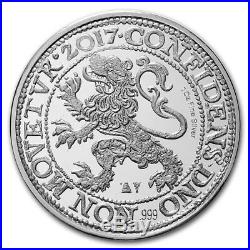 2017 Netherlands 1 oz Silver Lion Dollar Bullion Coin Dutch Mint NGC MS70 WOW