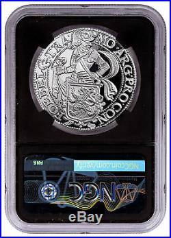 2017 Netherlands Money Fair Silver New York Lion Dollar NGC PF70 UC Blk