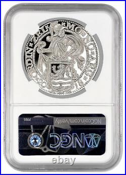 2018 Netherlands 1 oz. Silver Lion Dollar NGC GEM Proof FR
