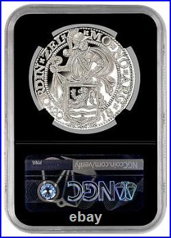 2018 Netherlands 1oz. Silver Lion Dollar NGC GEM Proof First Releases Black Core