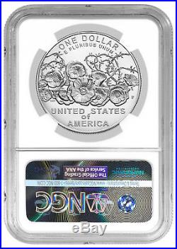 2018-P WWI Centennial Commemorative Silver Dollar NGC MS70 ER Everhart SKU52036