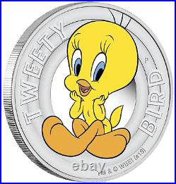2018 TUVALU Looney Tunes TWEETY BIRD Silver Proof NGC PF70 Half Dollar Coin ER
