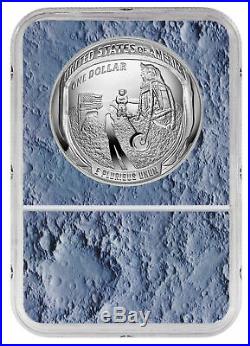 2019 Apollo 11 50th Annv Commem Silver Dollar NGC PF70 FDI Moon Core SKU56541