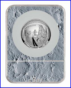 2019 Apollo 11 50th Commem 5 oz Silver Dollar NGC PF70 FR Moon Core SKU56515