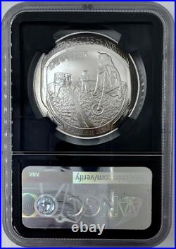 2019 P $1 Apollo 11 50th Anniversary Silver Dollar NGC MS 70 Charlie Duke Signed 2019 P $1 Apollo 11 50th Anniversary Silver Dollar NGC MS 70 Charlie Duke Signed