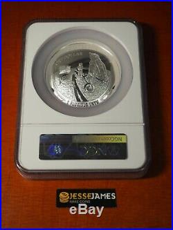 2019 P 5 Oz Proof Silver Apollo 11 Dollar Ngc Pf70 Ultra Cameo Early Releases