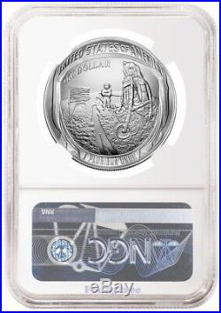 2019 P Apollo 11 50th Proof Silver Dollar NGC PF70 Moon Mission Releases In Hand