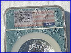 2019-P Proof 70 5 oz Silver Apollo 11 Commemorative Dollar Early Release Cameo