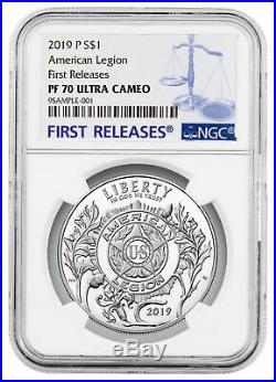2019P American Legion 100th Commem Silver Dollar NGC PF70 UC FR SKU57421