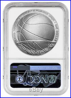 2020 P $1 Basketball Hall of Fame Silver Dollar Coin NGC MS70 FR PRESALE