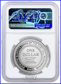 (2020) Shoshone Sacajawea Dollar Alternate Design 1 oz Silver $1 NGC PF70 UC FR
