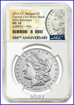 2021 CC Morgan Silver Dollar NGC MS70 First Releases LIVE With Box & COA