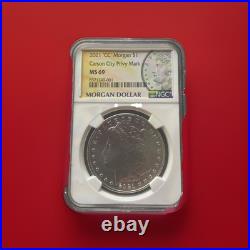 2021-CC Privy Morgan Silver Dollar MS69 NGC