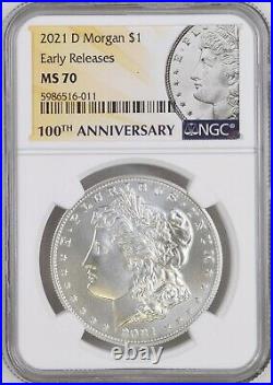 2021-D Early Releases Morgan Silver Dollar NGC MS70