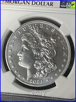 2021-D Morgan $1 Silver Dollar NGC MS69, 100th Anniversary