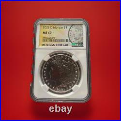 2021 D Morgan Silver Dollar NGC MS-69 100th Anniversary 2021 D Morgan Silver Dollar NGC MS-69 100th Anniversary