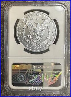 2021-O Morgan Silver Dollar. NGC MS69. ERROR PEACE LABEL