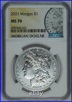2021-P NGC MS70 Morgan Silver Dollar Philadelphia