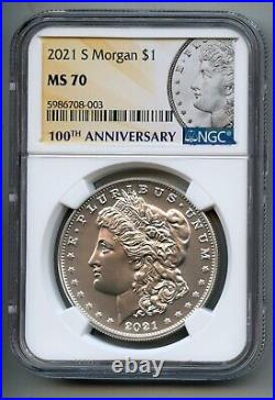 2021 S Morgan Silver Dollar NGC MS 70