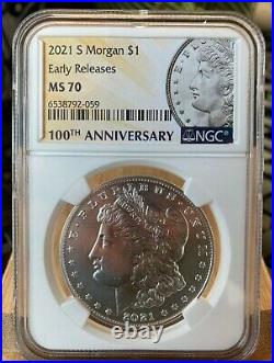 2021 S Morgan Silver Dollar NGC MS70 Early Releases