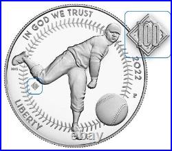 2022 p negro leagues baseball proof silver dollar 100th privy ngc pf70 uc fr
