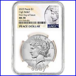 2023 P Peace Silver Dollar NGC MS70 First Day of Issue PRESALE