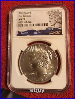 2023 Peace silver dollar NGC MS 70 First Releases