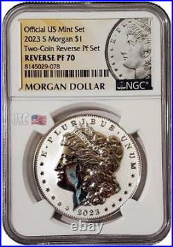 2023-S Reverse Proof MORGAN DOLLAR NGC PF70 Yellow Label Silver Coin