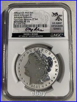 2023S- Morgan Silver Dollar- NGC- Reverse PF70- Advance Release- David Ryder