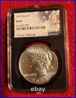 2024 Peace silver dollar NGC MS 69