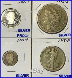 52 Coins Silver Dollar Mega Lot Years 1899 2019-w See Pics & Listing