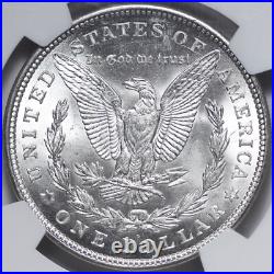 BU 1921-D Morgan Silver Dollar NGC MS63 Blast White! WVCHK