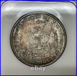 Color toned MS65 1904-O Morgan Silver Dollar NGC