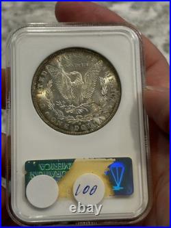 Dual Toning Ngc Ms64 1884 O Morgan Silver Dollar-old Fatty Holder! Nice Color