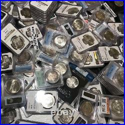 Estate Lot US Silver Dollars PCGS NGC Morgan Peace UNC O, S, P, CC Coins
