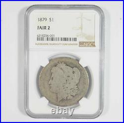 FAIR 2 1879 Morgan Silver Dollar Graded NGC LOW BALL 7179