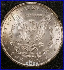 GSA Hoard 1884-CC S$1 Morgan Silver Dollar NGC MS62, CoA & Box