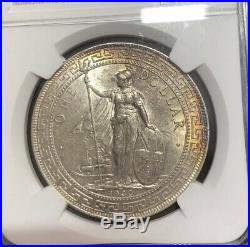 Great Britain 1930 Hong Kong Trade Dollar Silver Coin MS62 NGC