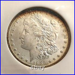 Look 1885- Cc- Carson City Ngc- Ms-62 U. S Morgan Silver Dollar
