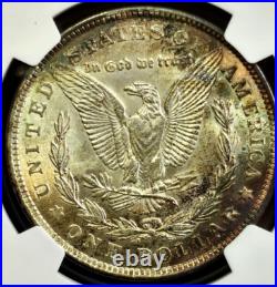 MONSTER NATURAL TONING 1921-P $1 Morgan Silver Dollar- NGC MS-63 LUSTER