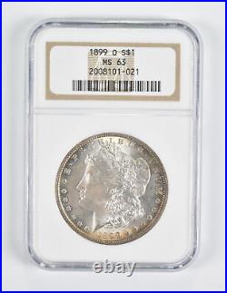 MS63 1899-O Morgan Silver Dollar NGC Toned! 1609